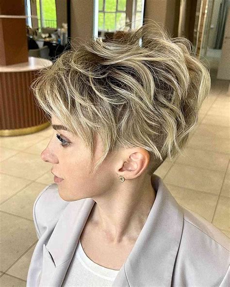 pixie blonde hairstyles|More.